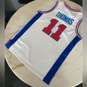 Vtg Adidas Detroit Pistons Isiah Thomas Jersey